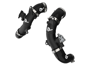 AFE BladeRunner 2.5 IN Aluminum Hot Charge Pipe Black 22+ Tundra / 24+ GX 550