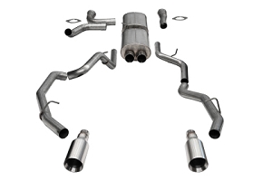 Corsa 25-26 RAM 1500 RHO Crew Cab 3.0L Turbo Cat-Back Dual Rear Exit w/ 5in Single Satin Pro Series